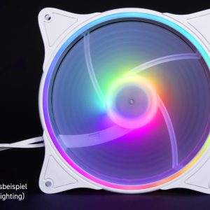 Alphacool Rise Aurora 140mm Fan White (140x140x25mm)