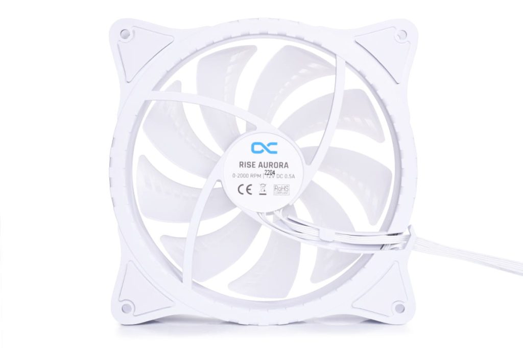 Alphacool Rise Aurora 140mm Fan White (140x140x25mm)