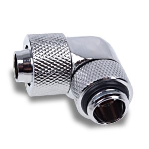 Alphacool Eiszapfen 13/10mm compression fitting 90 rotatable G1/4 - 4pcs Set Chrome : image 3