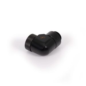 Alphacool Icicle angled adapter 90 rotatable G1/4 AG to G1/4 IG - 4pcs Set Deep Black : image 5
