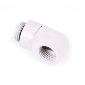 Alphacool Eiszapfen L-connector rotatable G1/4 AG to G1/4 IG - 4pcs Set White