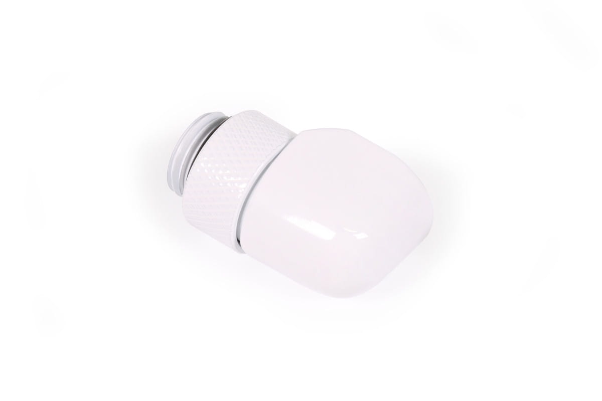 Alphacool Eiszapfen L-connector rotatable G1/4 AG to G1/4 IG - 4pcs Set White