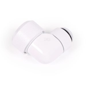 Alphacool Eiszapfen 13mm HardTube screw-on nozzle 90 degree rotatable G1/4 - White