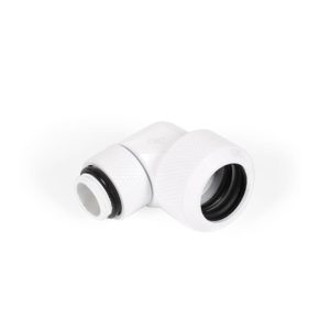 Alphacool Eiszapfen 16mm HardTube screw-on nozzle 90 rotatable G1/4 - White