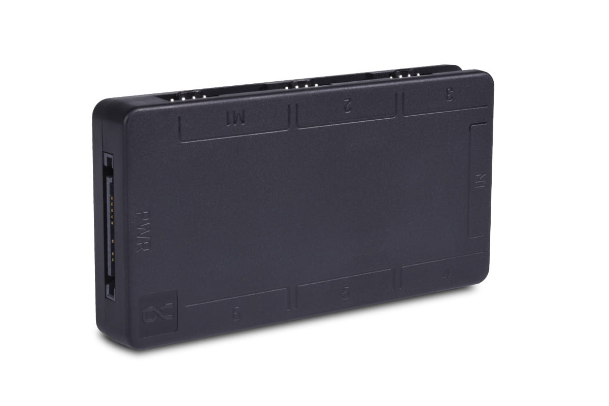 Alphacool Core 6x 4-pin PWM/DRGB splitter with SATA power connector