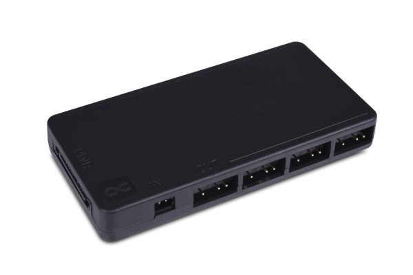 Alphacool Core 11x 3-Pin DRGB splitter with SATA power connector
