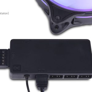 Alphacool Core 11x 3-Pin DRGB splitter with SATA power connector : image 5