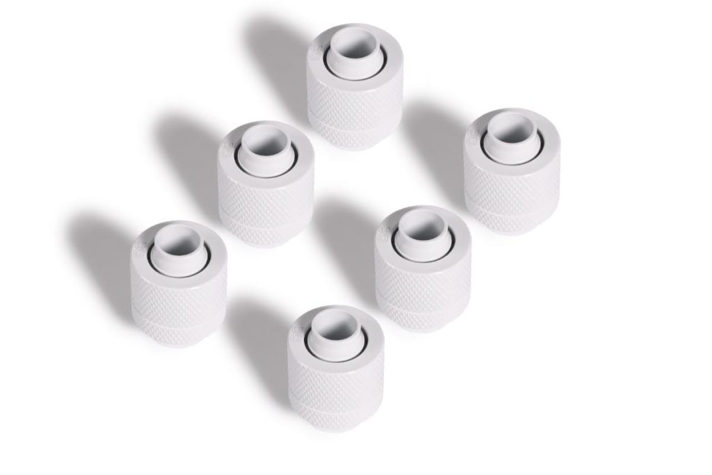 Alphacool Eiszapfen 13/10mm compression fitting G1/4 - white sixpack