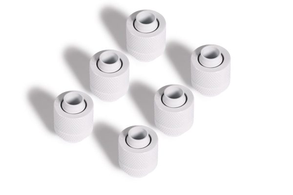 Alphacool Eiszapfen 13/10mm compression fitting G1/4 – white sixpack