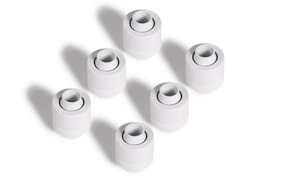 Alphacool Eiszapfen 13/10mm compression fitting G1/4 - white sixpack
