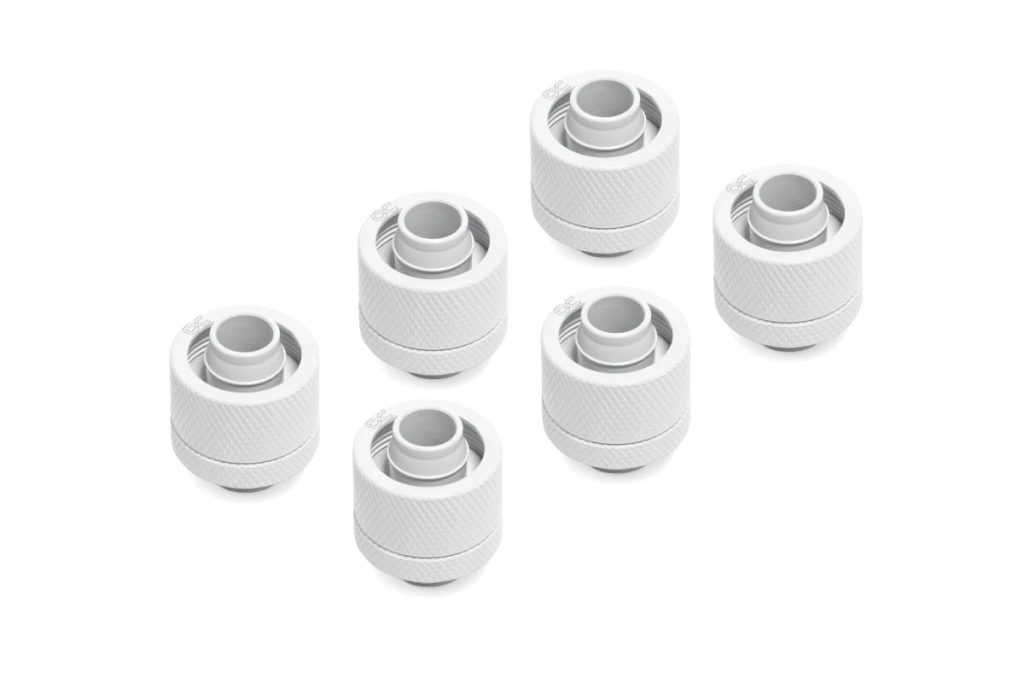 Alphacool Eiszapfen 16/10mm compression fitting G1/4 - white sixpack