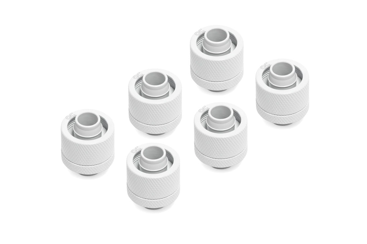 Alphacool Eiszapfen 16/10mm compression fitting G1/4 - white sixpack
