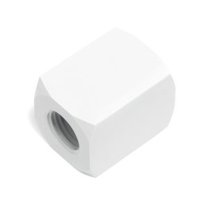 Alphacool HF connection terminal TEE T-piece round, G1/4 - white