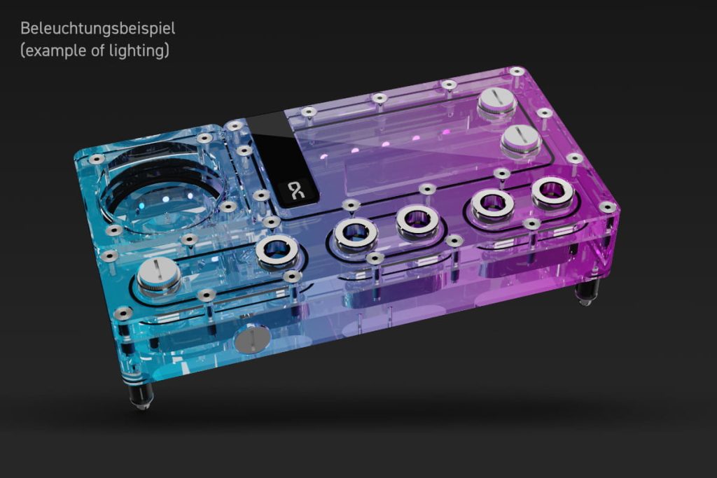 Alphacool Core Distro Plate 240 Right for VPP/D5 with aRGB Lighting : image 2