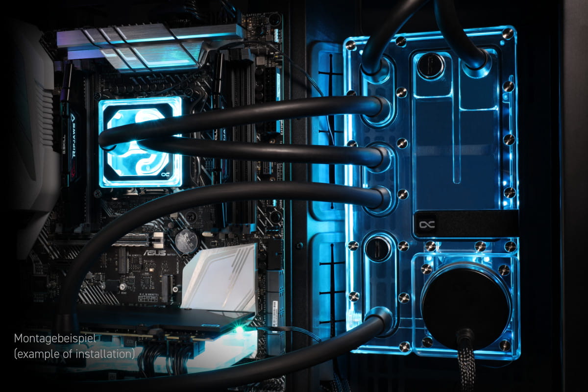 Alphacool Core Distro Plate 240 Right for VPP/D5 with aRGB Lighting : image 4