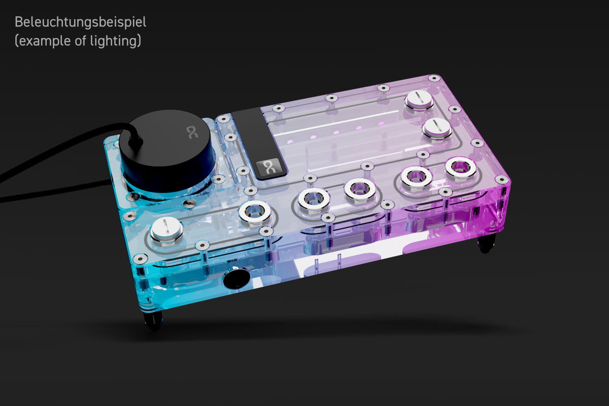 Alphacool Core Distro Plate 240 Right with VPP Pump and aRGB Lighting