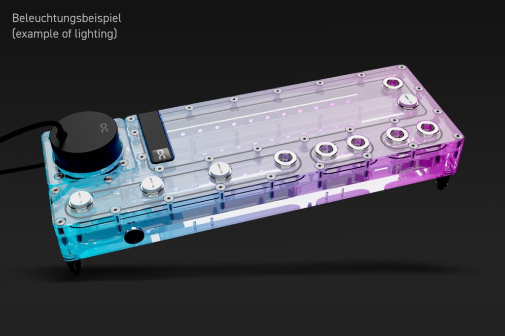 Alphacool Core Distro Plate 360 Right with VPP Pump and aRGB Lighting