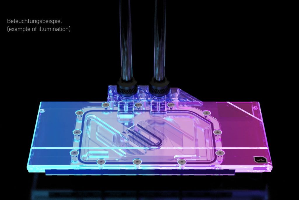 Alphacool Eisblock Aurora Acryl GPX-A RX 6750 XT Reference with Backplate