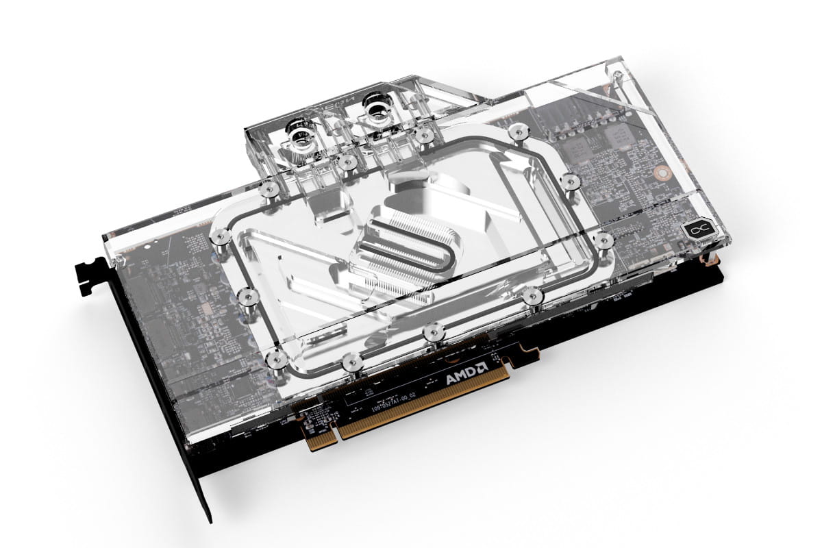 Alphacool Eisblock Aurora Acryl GPX-A RX 6750 XT Reference with Backplate