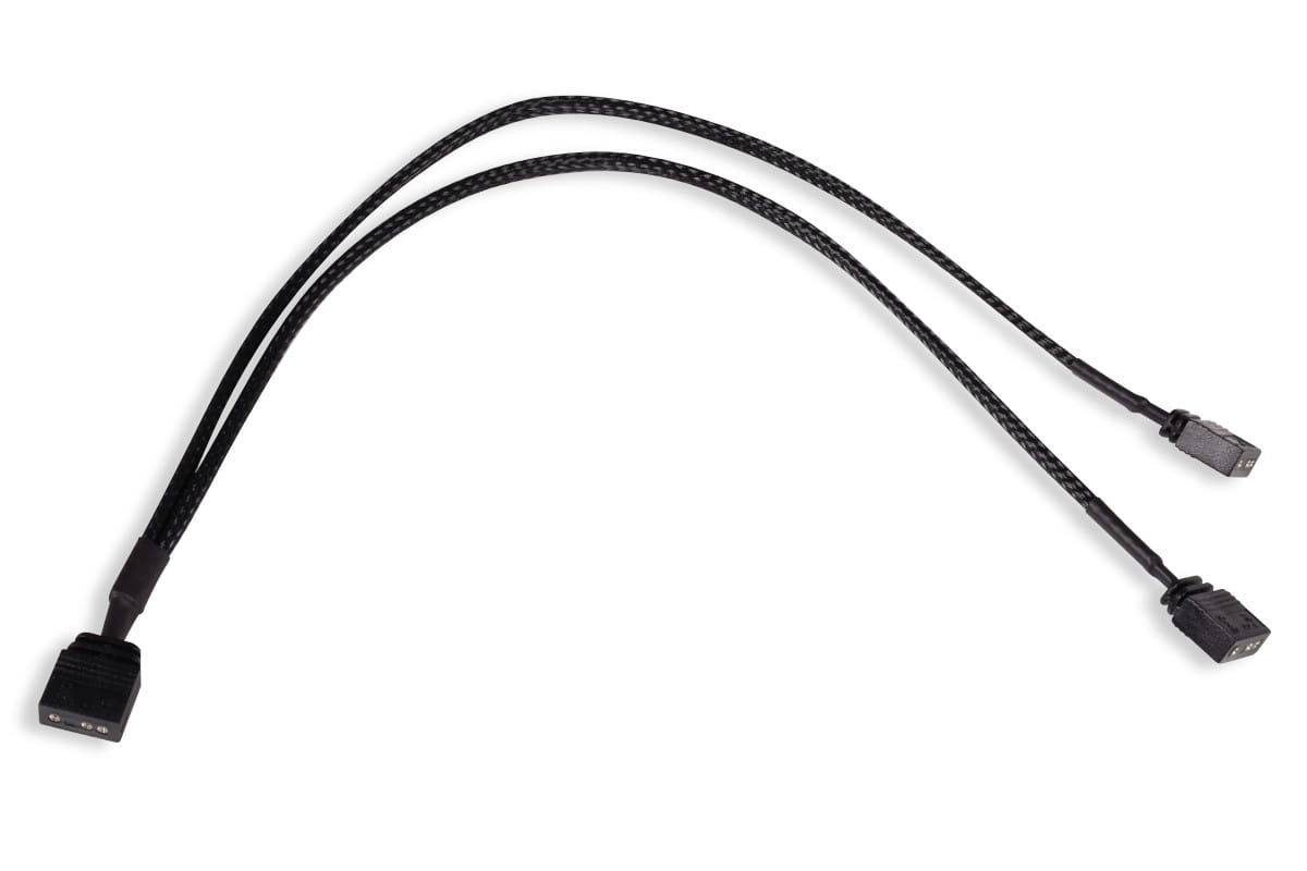 Alphacool y-splitter aRGB 3-pin to 2x 3-pin 30cm