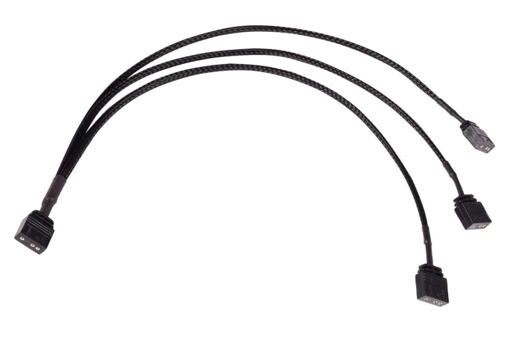 Alphacool y-splitter aRGB 3-pin to 3x 3-pin 30cm : image 1