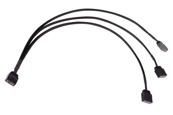 Alphacool y-splitter aRGB 3-pin to 3x 3-pin 30cm