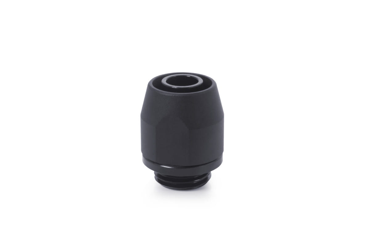 Alphacool HF compression Fitting TPV Metall - 12,7/7,6mm Straight - Black