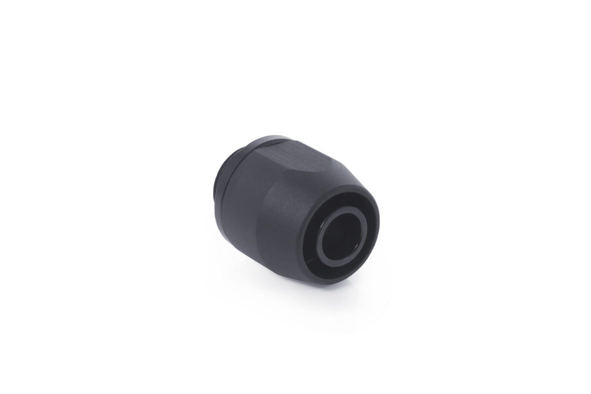 Alphacool HF compression Fitting TPV Metall - 12,7/7,6mm Straight - Black
