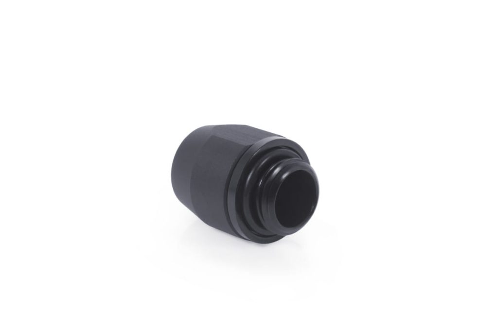 Alphacool HF compression Fitting TPV Metall - 12,7/7,6mm Straight - Black