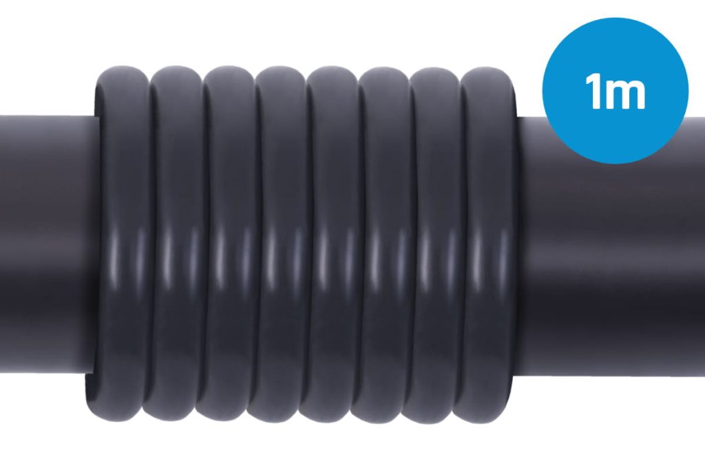 Alphacool EPDM Tube 16/10 - Black 1m (3,28ft) Retailbox : image 1