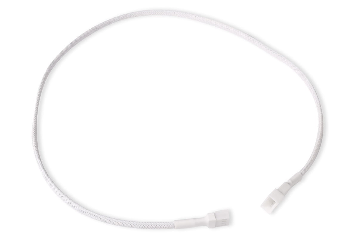 Alphacool fan cable 4-pin to 4-pin extension 60cm white : image 1