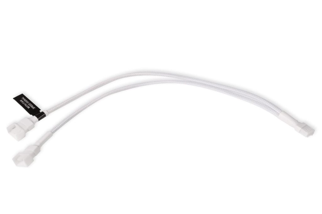 Alphacool y-splitter 4-Pin to 2x 4-Pin PWM 30cm white
