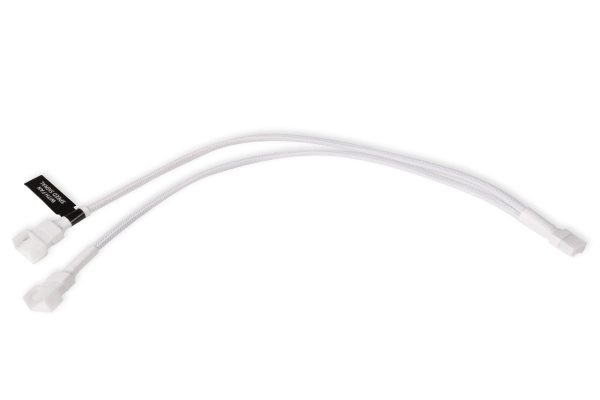 Alphacool y-splitter 4-Pin to 2x 4-Pin PWM 30cm white