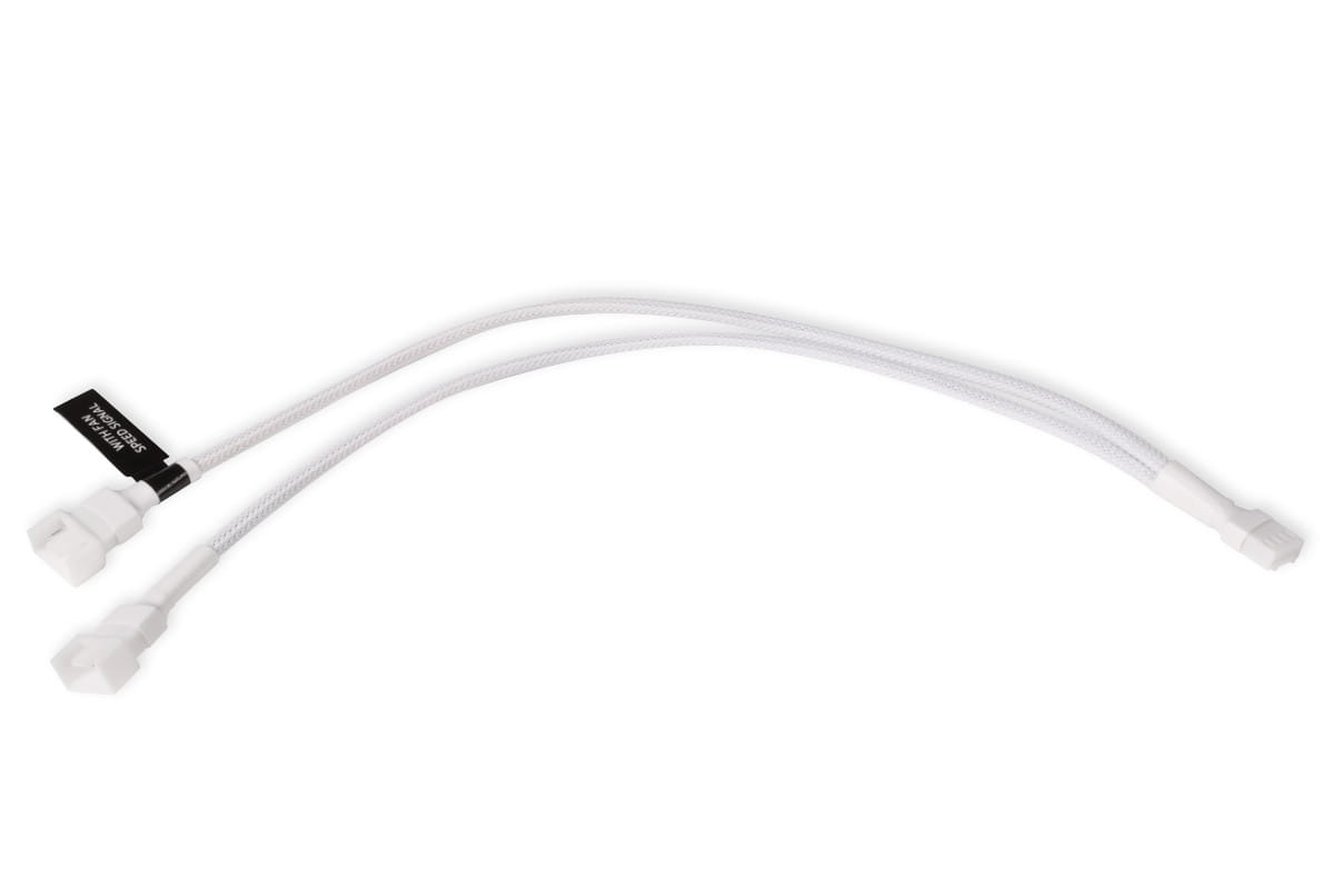Alphacool y-splitter 4-Pin to 2x 4-Pin PWM 30cm white