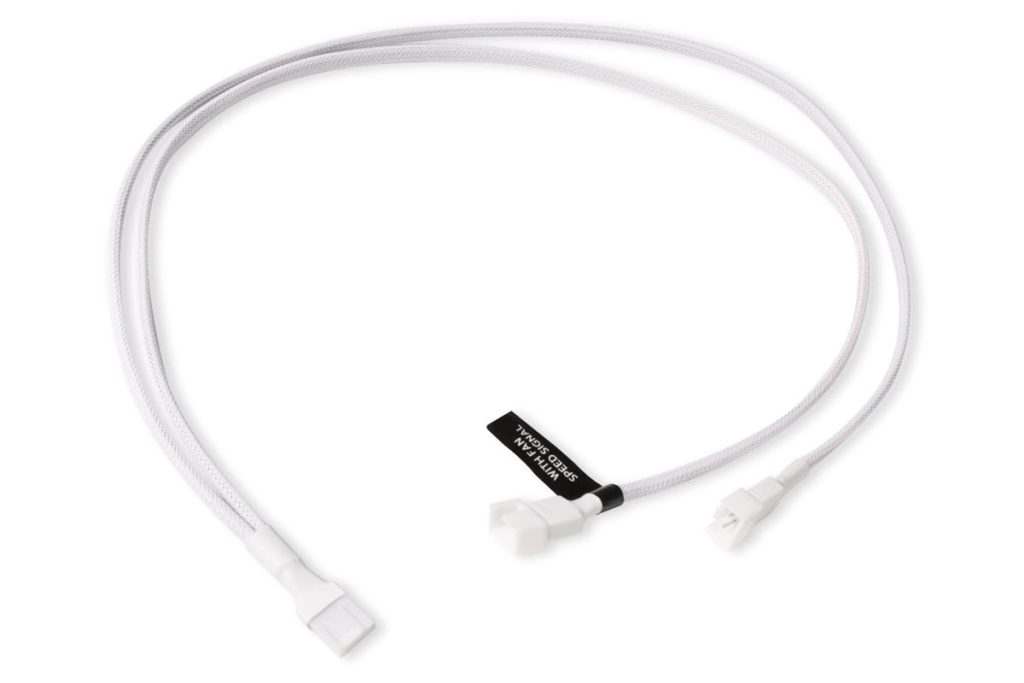 Alphacool y-splitter 4-Pin to 2x 4-Pin PWM 60cm white