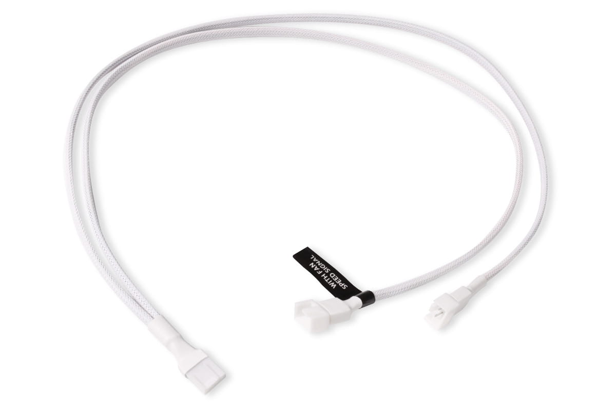 Alphacool y-splitter 4-Pin to 2x 4-Pin PWM 60cm white