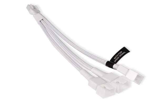 Alphacool y-splitter 4-Pin to 3x 4-Pin PWM 15cm white