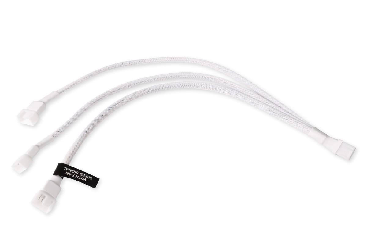 Alphacool y-splitter 4-Pin to 3x 4-Pin PWM 30cm white