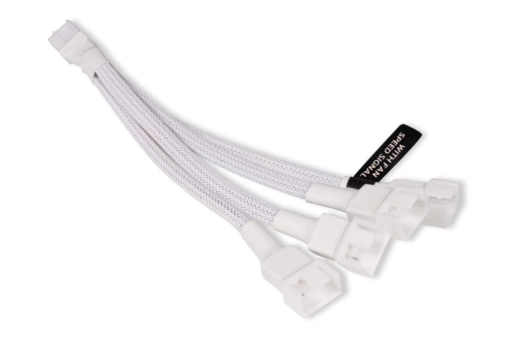 Alphacool y-splitter 4-Pin to 4x 4-Pin PWM 15cm white