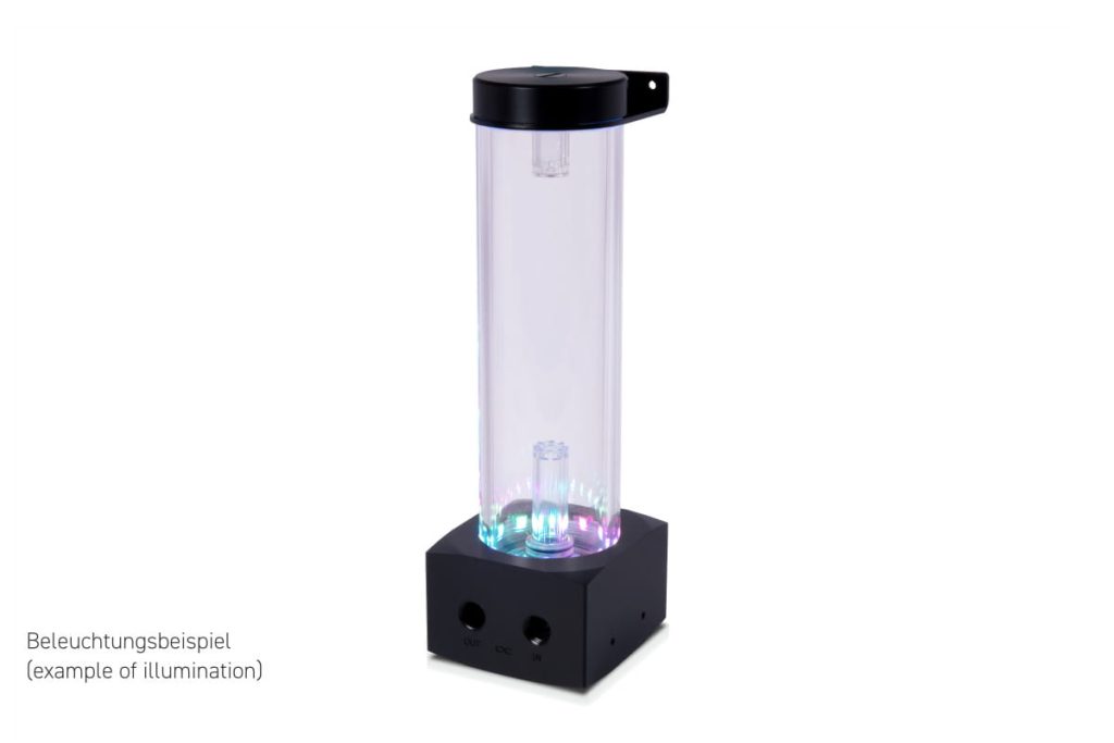 Alphacool Core 200 Aurora D5/VPP reservoir acetal/acrylic with VPP655 PWM Pump