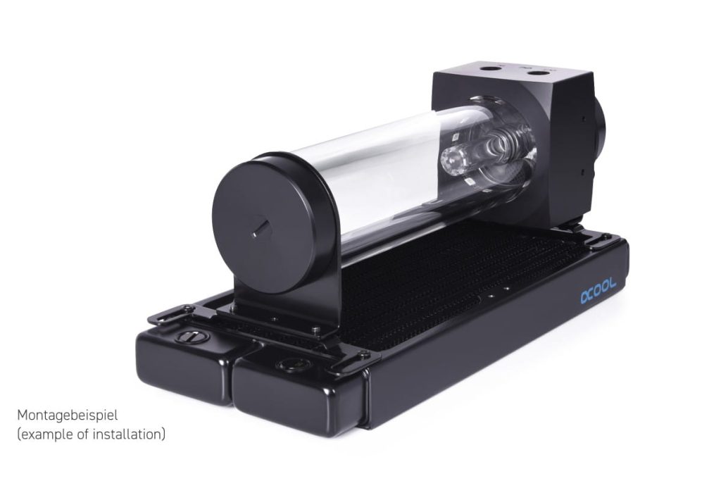 Alphacool Core 200 Aurora D5/VPP reservoir acetal/acrylic with VPP655 PWM Pump