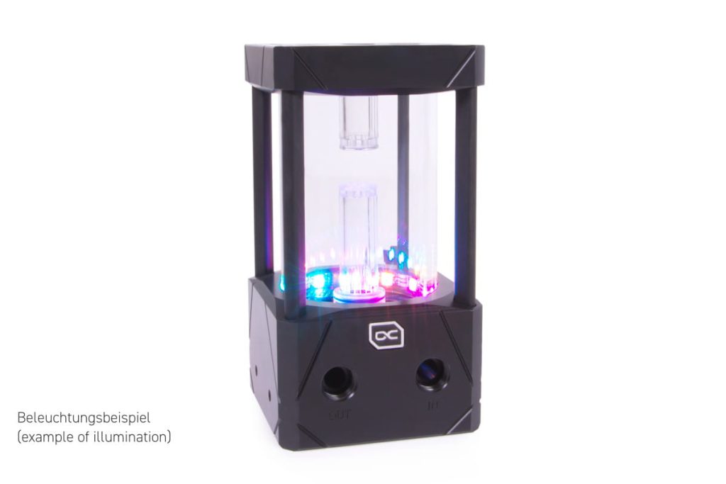 Alphacool Eisbecher Aurora D5 Acetal/Glas - 150mm with D5 VPP655 PWM Pump