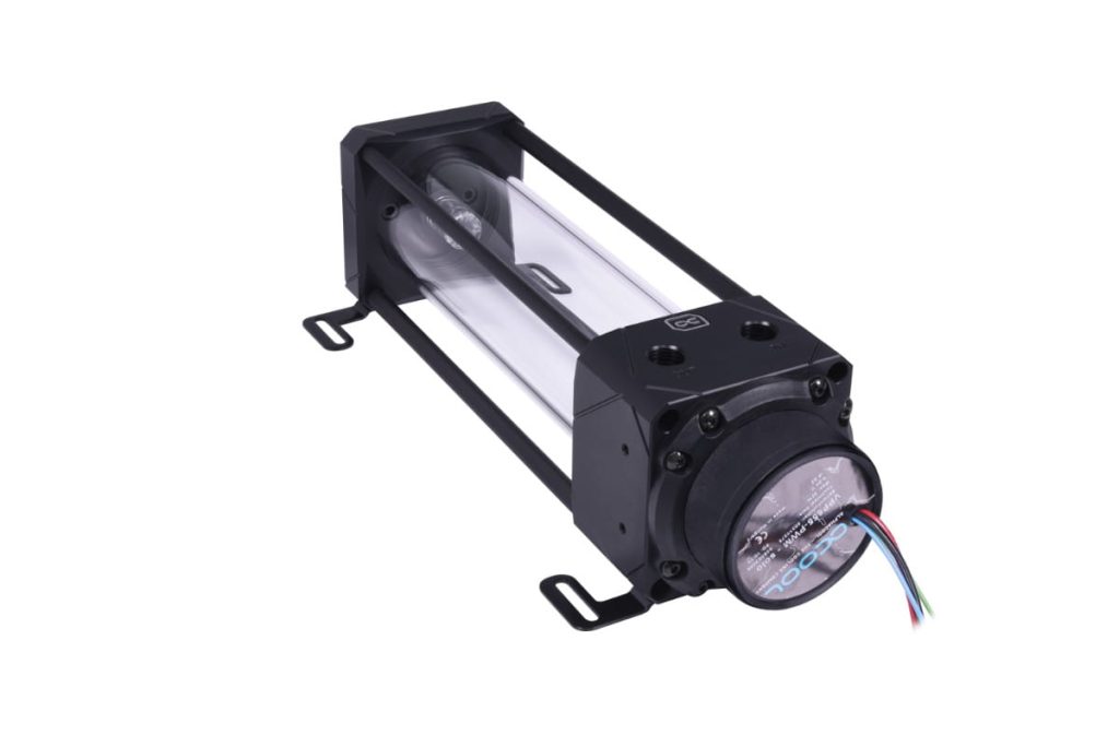 Alphacool Eisbecher Aurora D5 Acetal/Glas - 250mm with D5 VPP655 PWM Pump : image 1