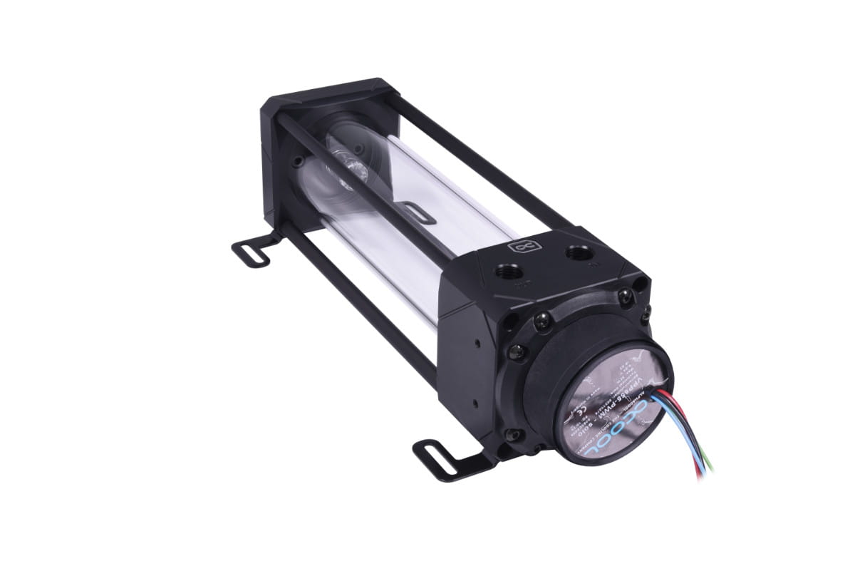 Alphacool Eisbecher Aurora D5 Acetal/Glas - 250mm with D5 VPP655 PWM Pump : image 1