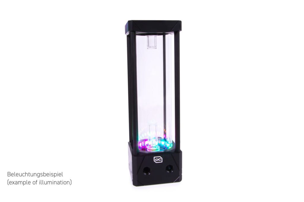 Alphacool Eisbecher Aurora D5 Acetal/Glas - 250mm with D5 VPP655 PWM Pump : image 2