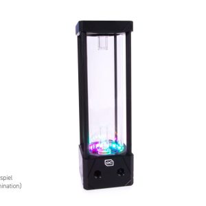 Alphacool Eisbecher Aurora D5 Acetal/Glas - 250mm with D5 VPP655 PWM Pump : image 2