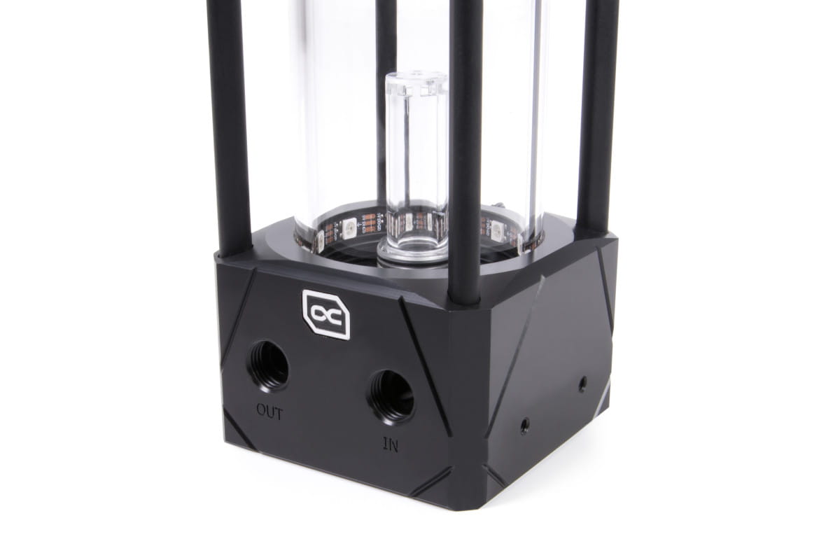 Alphacool Eisbecher Aurora D5 Acetal/Glas - 250mm with D5 VPP655 PWM Pump : image 4