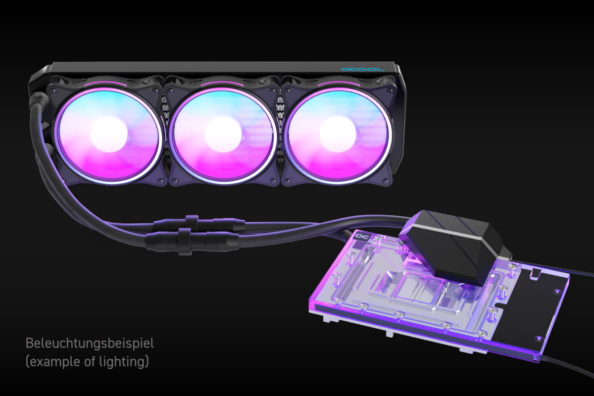 Alphacool Eiswolf 2 AIO - 360mm RTX 4080 Founders Edition with Backplate
