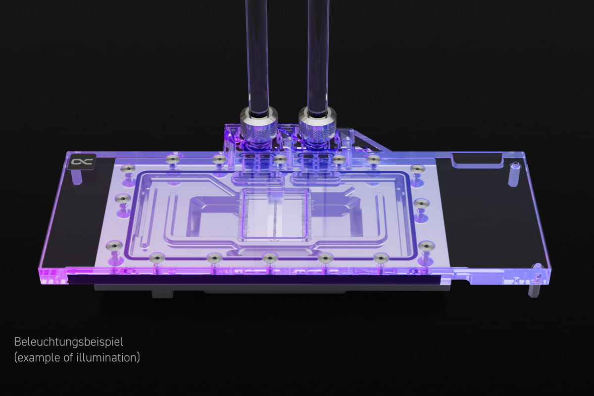 Alphacool Eisblock Aurora Acryl RX 7900XT Reference with Backplate