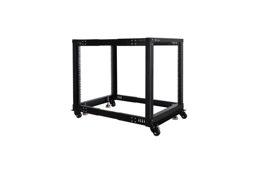 Alphacool ES 19inch Open Frame Serverrack 12U Adjustable Depth
